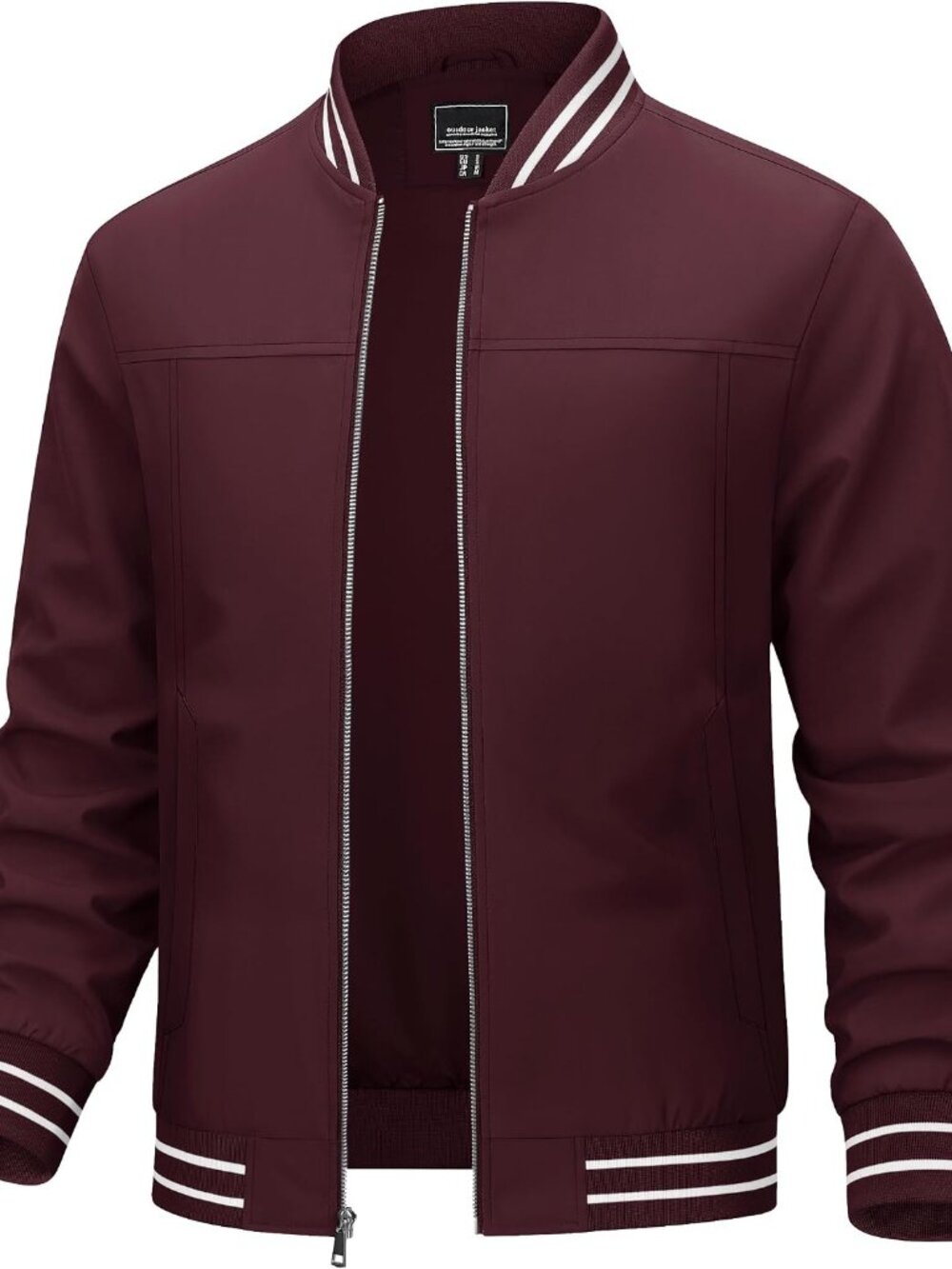 Mens Jacket Bomber Lightweight Windproof Coat for Daily Wear